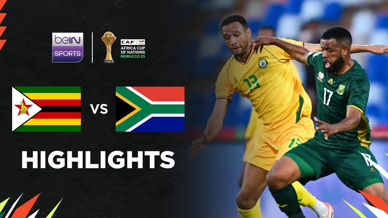 #ไฮไลท์ฟุตบอล [ ซิมบับเว 2 - 3 แอฟริกาใต้ ] แอฟริกา คัพ ออฟ เนชั่นส์ 2025/30.12.68
