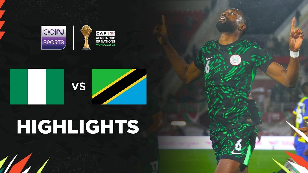 #ไฮไลท์ฟุตบอล [ ไนจีเรีย 2 - 1 แทนซาเนีย ] แอฟริกา คัพ ออฟ เนชั่นส์ 2025/24.12.68